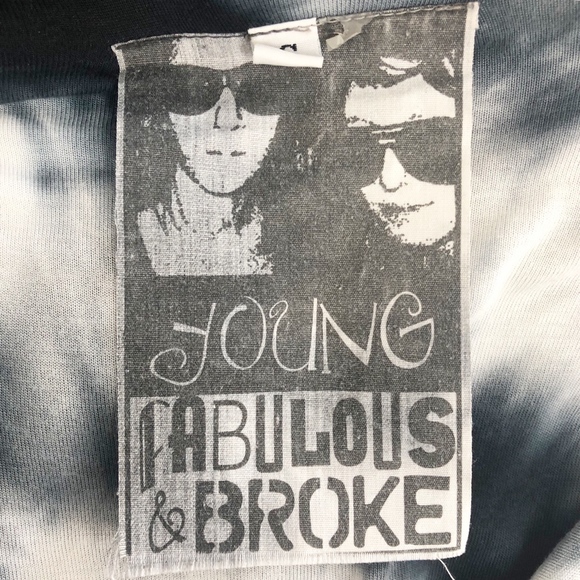 YFB Young Fabulous & Broke Maxi Dress Tie Dye sz S - Picture 8 of 8